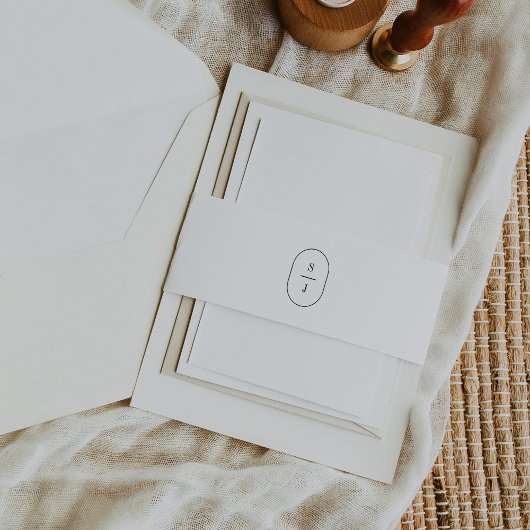 SHYLAHミニマユニークリスクラシックトモダン結婚の 招待状ベリーバンド