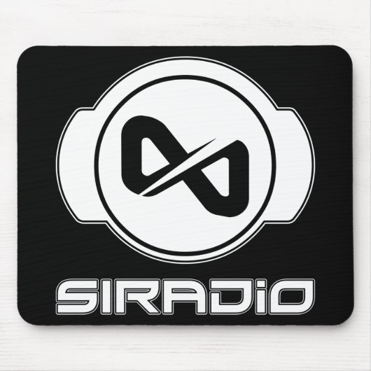 SIの白黒のマウスパッド マウスパッド (正面)