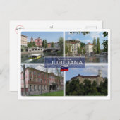 SIスロベニア – リュブリアナ – ポストカード (正面/裏面)