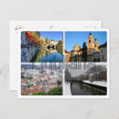 SIスロベニア – リュブリアナ – ポストカード (正面/裏面)