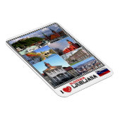 SIスロベニア – リュブリャナ –  マグネット (右側)