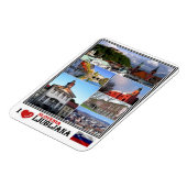 SIスロベニア – リュブリャナ –  マグネット (左側)