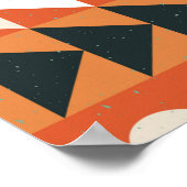 Si内のジオメトリ形状から収集された背景 ポスター (角)