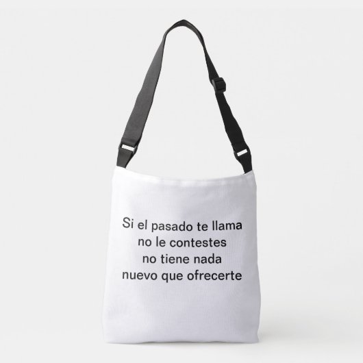 Si el pasado te llama クロスボディバッグ (正面)