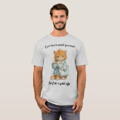 Si Hay Que Triunfar Grumpy Orange Cat Unisex Tシャツ (正面フル)