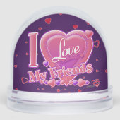 SI Love My Friends pink/purple -ハート (正面)