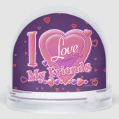 SI Love My Friends pink/purple -ハート (裏面)