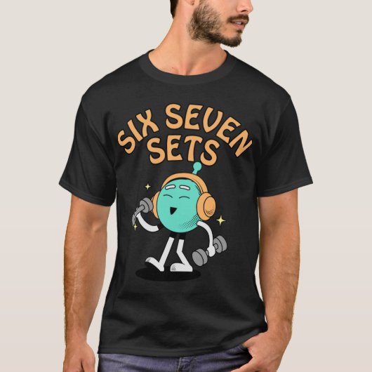 Si Seven ジム・ミーム 6 7 ワークアウト・ファミリー Tシャツ (正面)