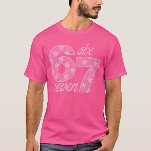 Si Seven 67 メメ コスプレ 女子会 6 7 コスチューム Tシャツ (正面)