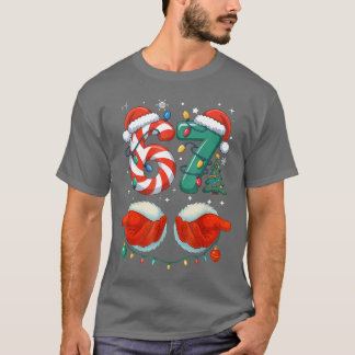 Si Seven 6 7 67 クリスマス おもしろ 親戚 Tシャツ