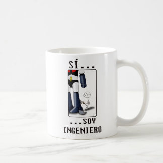 Sí, soy ingeniero コーヒーマグカップ