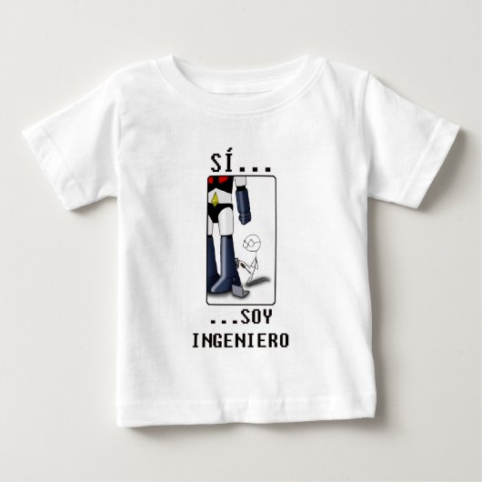 Sí, soy ingeniero ベビーTシャツ (正面)