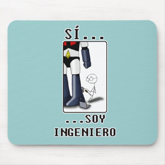 Sí, soy ingeniero マウスパッド (正面)
