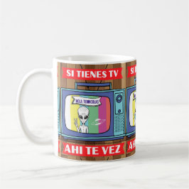 si tienes tv ahi te vez ドローストリングバッグ コーヒーマグカップ