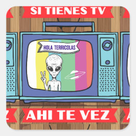 si tienes tv ahi te vez drawstringバッグ スクエアシール