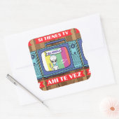 si tienes tv ahi te vez drawstringバッグ スクエアシール (封筒)