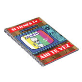 si tienes tv ahi te vez drawstringバッグ ノートブック (右側)