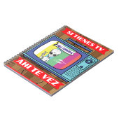 si tienes tv ahi te vez drawstringバッグ ノートブック (左側)