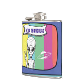 si tienes tv ahi te vez drawstringバッグ フラスク (左)