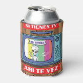 si tienes tv ahi te vez drawstringバッグ 缶クーラー (缶正面)