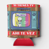 si tienes tv ahi te vez drawstringバッグ 缶クーラー (裏面)