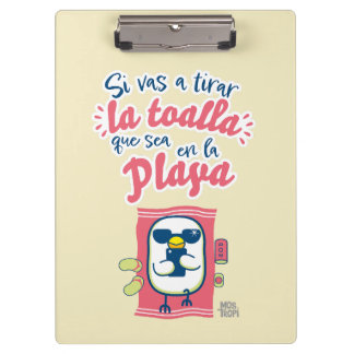 │Si vas a tirar la toalla クリップボード
