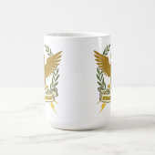 Si Vis Pacem, Para Bellum.. Eagle and lightning コーヒーマグカップ (中央)