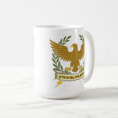 Si Vis Pacem, Para Bellum.. Eagle and lightning コーヒーマグカップ (正面右)