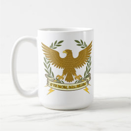 Si Vis Pacem, Para Bellum.. Eagle and lightning  コーヒーマグカップ