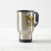 Si Vis Pacem, Para Bellum.. Eagle and lightning  トラベルマグ (正面右)