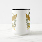 Si Vis Pacem, Para Bellum.. Eagle and lightning マグカップ (中央)