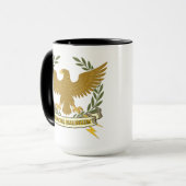 Si Vis Pacem, Para Bellum.. Eagle and lightning マグカップ (正面左)