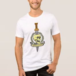Si Vis Pacem, Para Bellum.. Skull トライブレンドＴシャツ