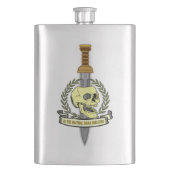 Si Vis Pacem, Para Bellum.. Skull フラスク (正面)