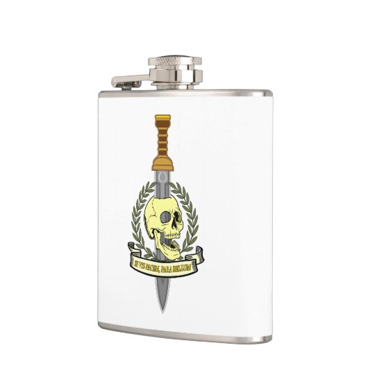 Si Vis Pacem, Para Bellum.. Skull フラスク (左)