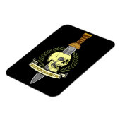 Si Vis Pacem, Para Bellum.. Skull マグネット (左側)