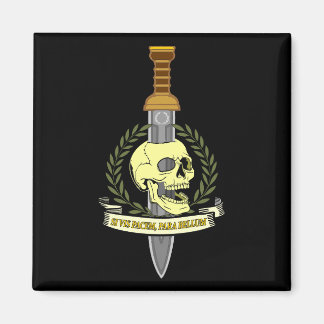 Si Vis Pacem, Para Bellum.. Skull マグネット