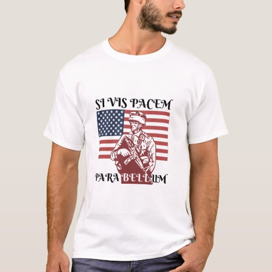 Si Vis Pacem Para Bellum Tシャツ (正面)