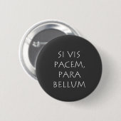 Si vis pacem parbellum 缶バッジ (正面&裏面)