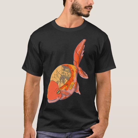 SIAと金魚 Tシャツ (正面)