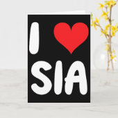 Sia - ハートが大好き カード (黄色い花)