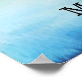 Siamese猫好きをテーマにしたテニスの誕生日 ポスター (角)