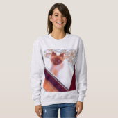 Siamese cat art スウェットシャツ (正面フル)