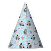Siamese Cat Birthday Party Hat Blue パーティーハット (裏面)