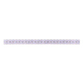 Siamese Cat Birthday Satin Ribbon in Purple サテンリボン (正面)