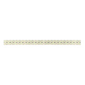 Siamese Cat Birthday Satin Ribbon in Yellow サテンリボン (正面)
