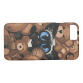 Siamese Cat by BiHrLe iPhone 7ケース Case-Mate iPhoneケース (裏面(横))