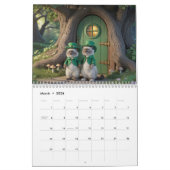 Siamese Cat Calendar カレンダー (3月 2026)