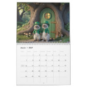Siamese Cat Calendar カレンダー (3月 2027)