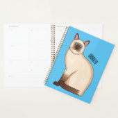 Siamese cat cartoon illustration プランナー手帳 (ディスプレー)